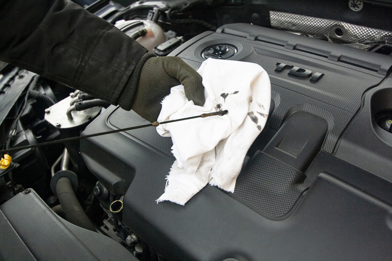 How to check engine oil level